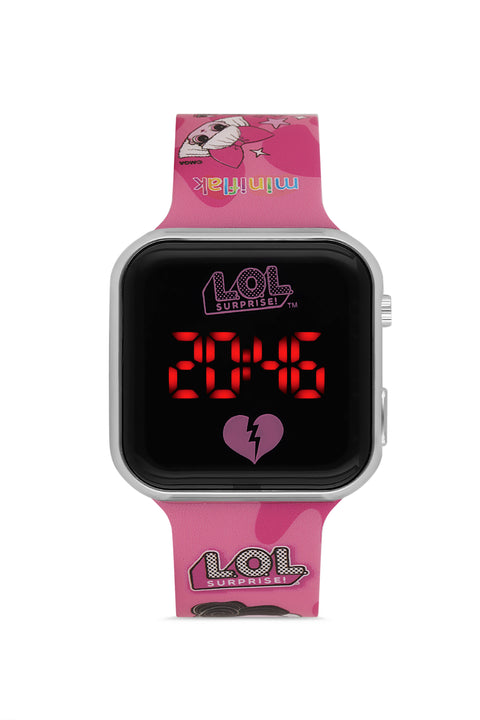 Miniflak LOL Surprise! Lisanslı LOL8001 Pembe Bileklik Led Çocuk Saati