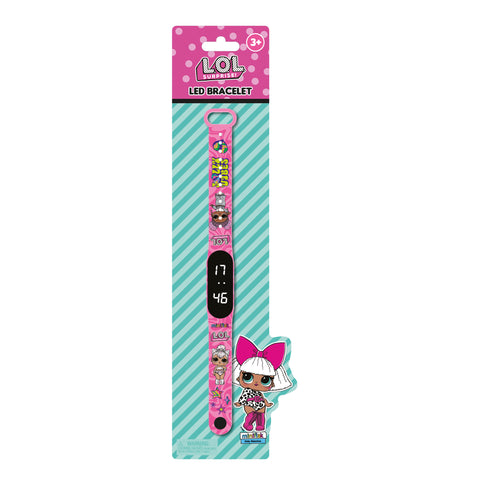 Miniflak LOL Surprise! Lisanslı LOL6001 Pembe Bileklik Led Çocuk Saati
