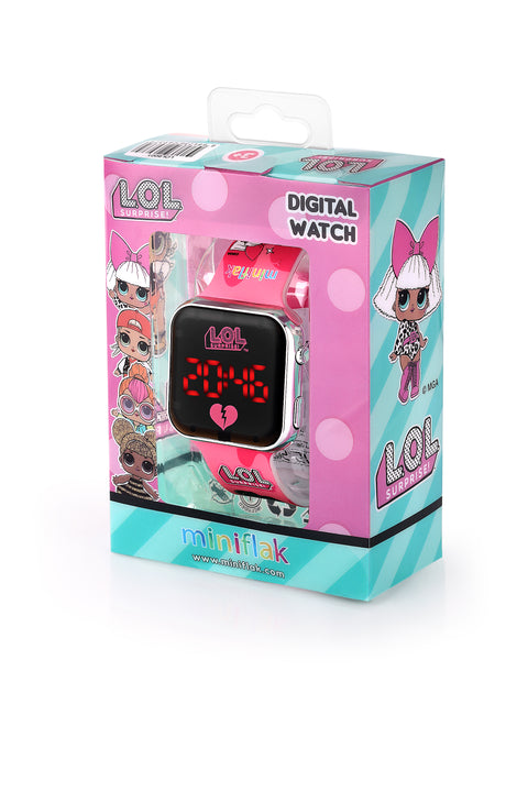 Miniflak LOL Surprise! Lisanslı LOL8001 Pembe Bileklik Led Çocuk Saati