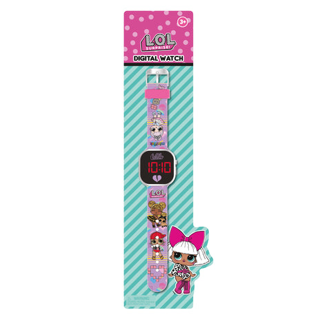 Miniflak LOL Surprise! Lisanslı LOL8002 Lila Square Led Çocuk Saati