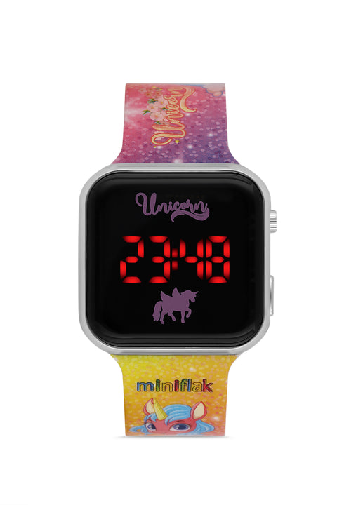 Miniflak Unicorn MFU8001 Square Led Çocuk Saati