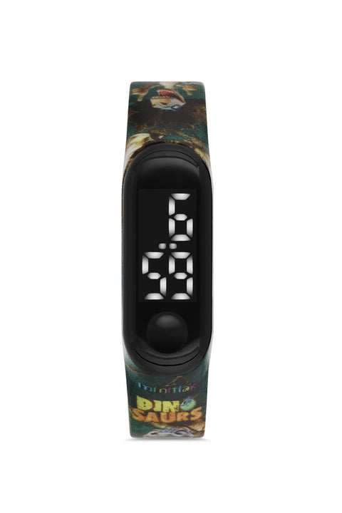 Miniflak Dinozor MFD6001 Renkli Bileklik Led Çocuk Saati