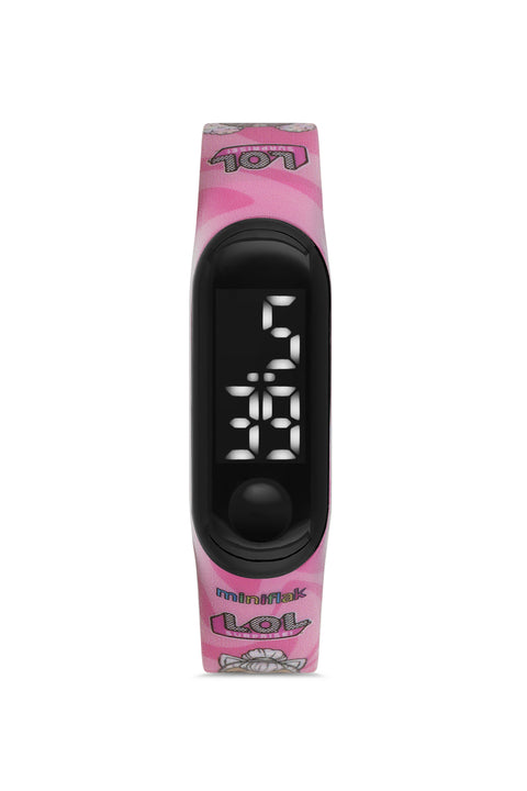 Miniflak LOL Surprise! Lisanslı LOL6001 Pembe Bileklik Led Çocuk Saati