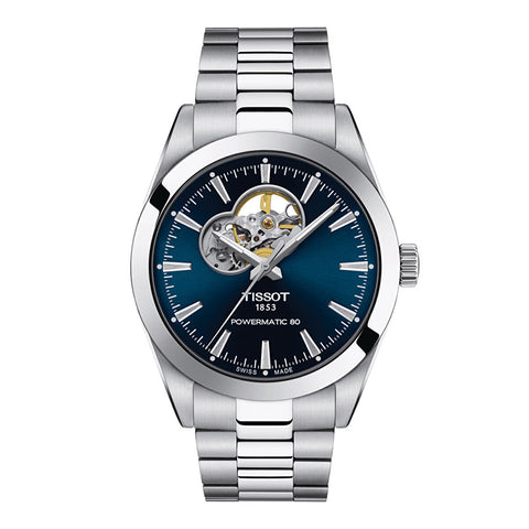 Tissot Gentleman Powermatic 80 Open Heart T1274071104101 Erkek Kol Saati
