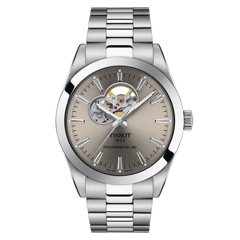 Tissot Gentleman Powermatic 80 Open Heart T1274071108100 Erkek Kol Saati T127.407.11.081.00